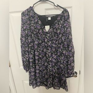 Long sleeve, Floral Dress